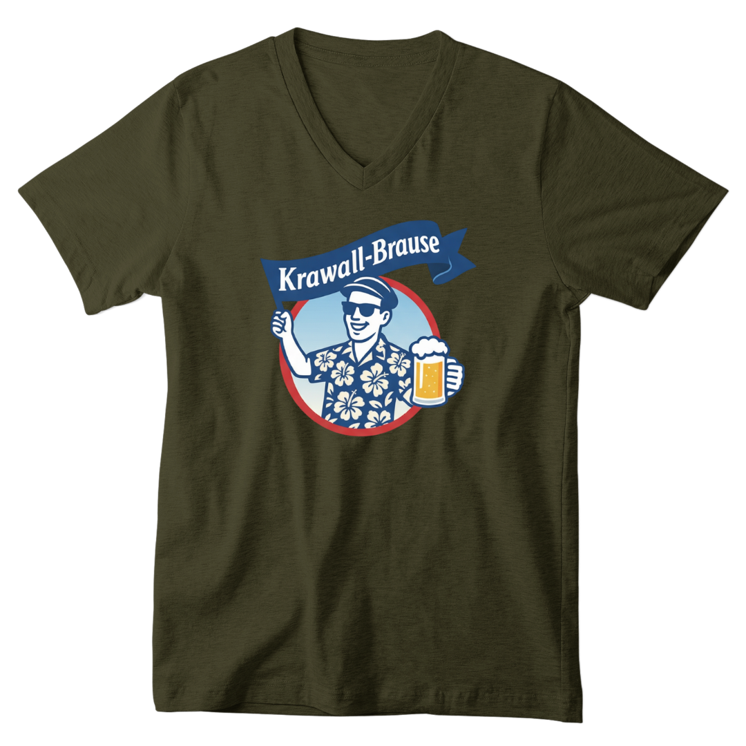 Krawall Brause - V-Ausschnitt Herrenshirt