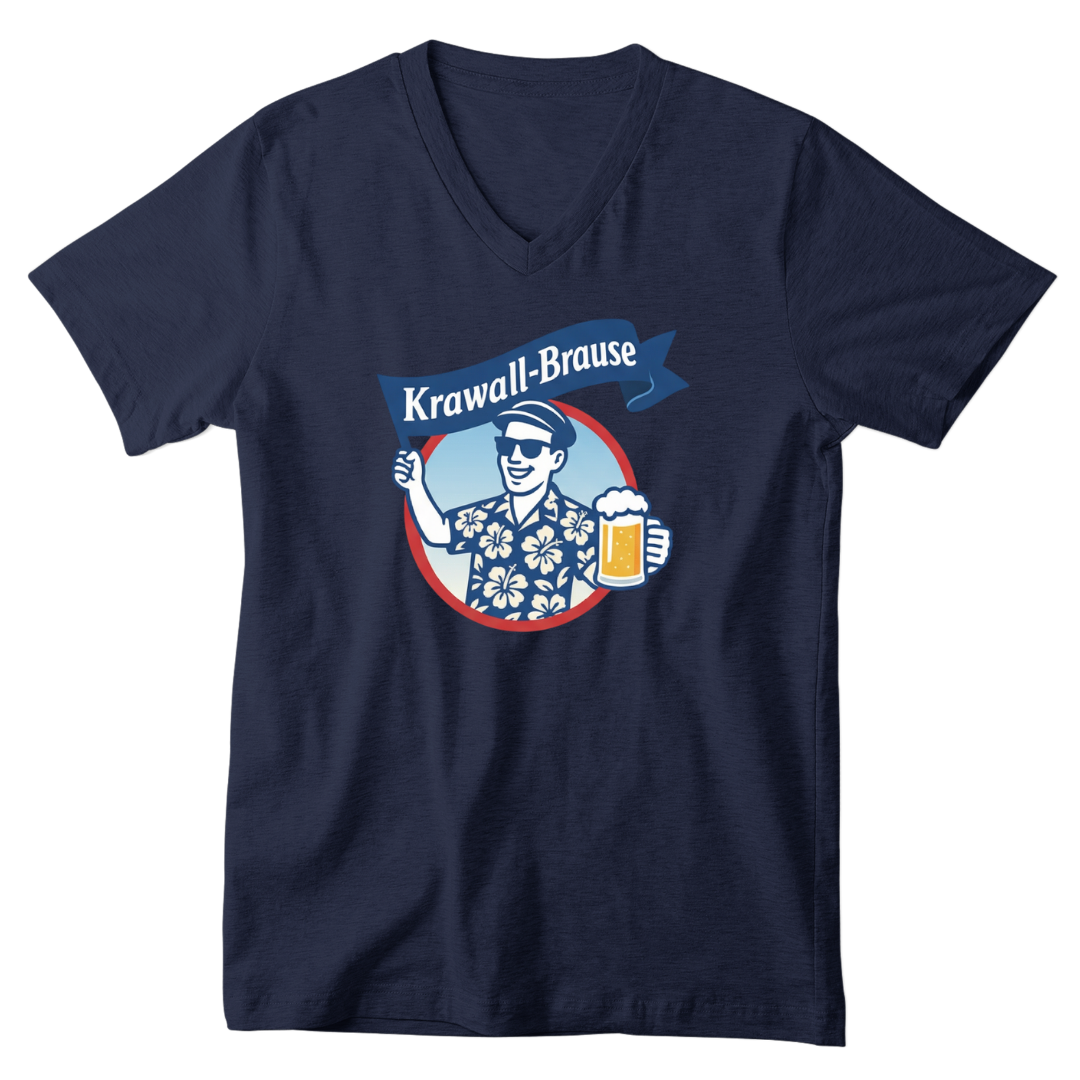 Krawall Brause - V-Ausschnitt Herrenshirt