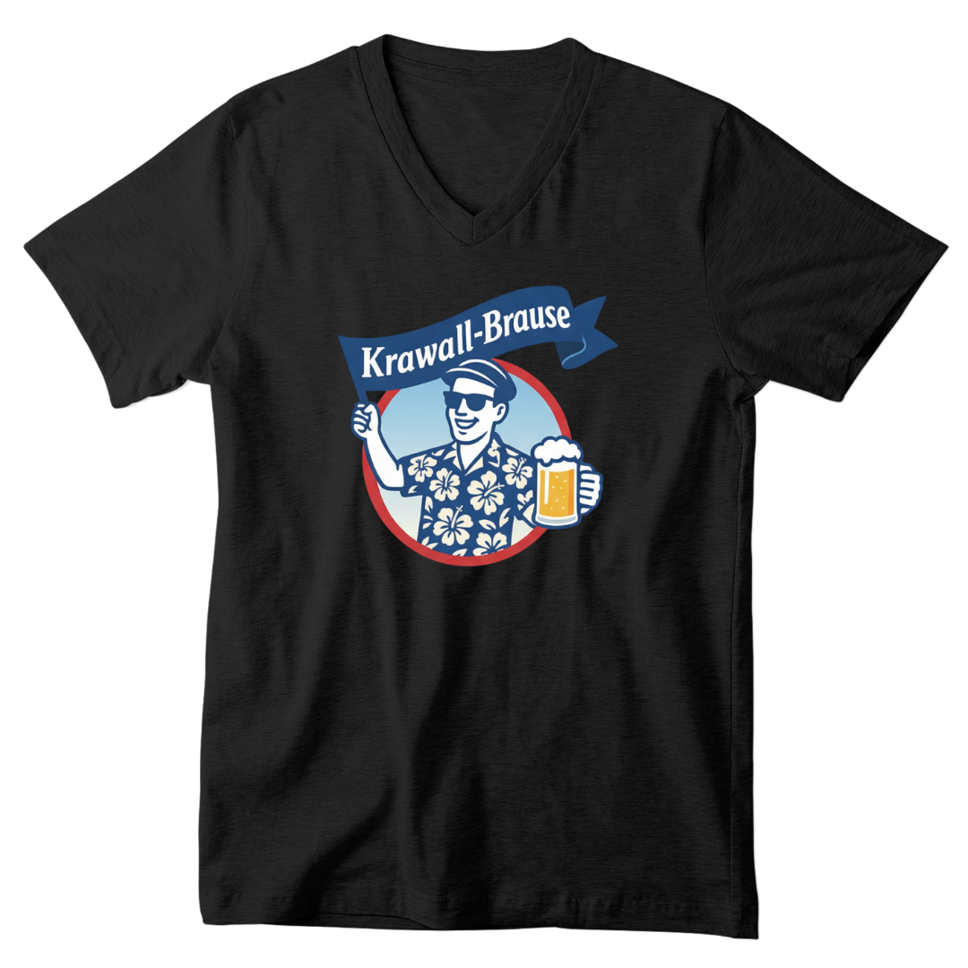 Krawall Brause - V-Ausschnitt Herrenshirt