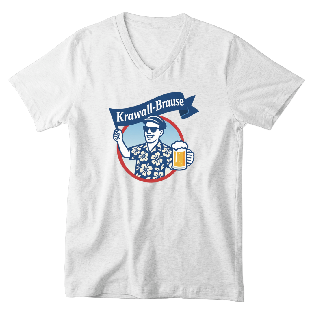 Krawall Brause - V-Ausschnitt Herrenshirt