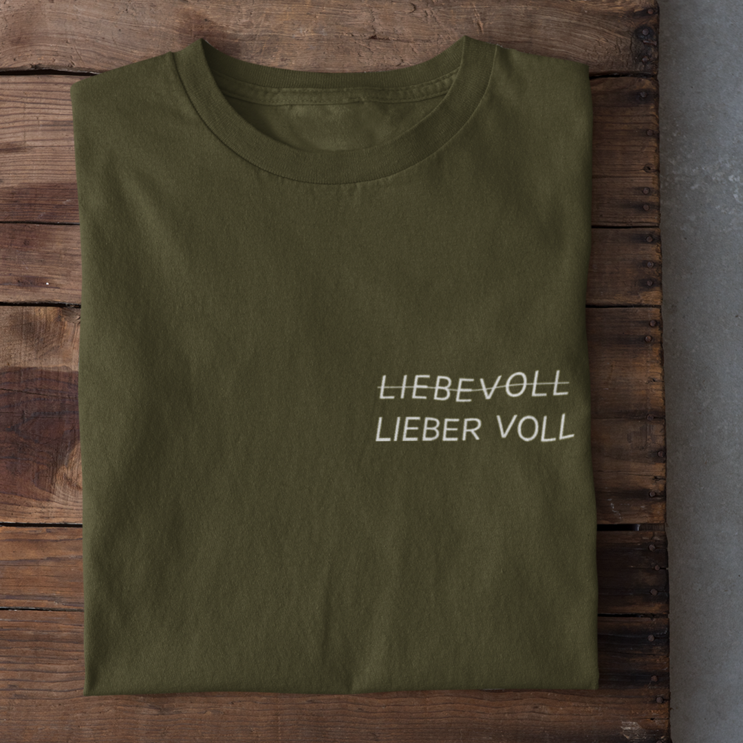 LIEBERVOLL - Damen Bio-Baumwoll T-Shirt