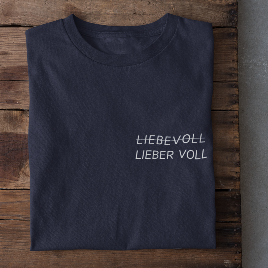 LIEBERVOLL - Damen Bio-Baumwoll T-Shirt