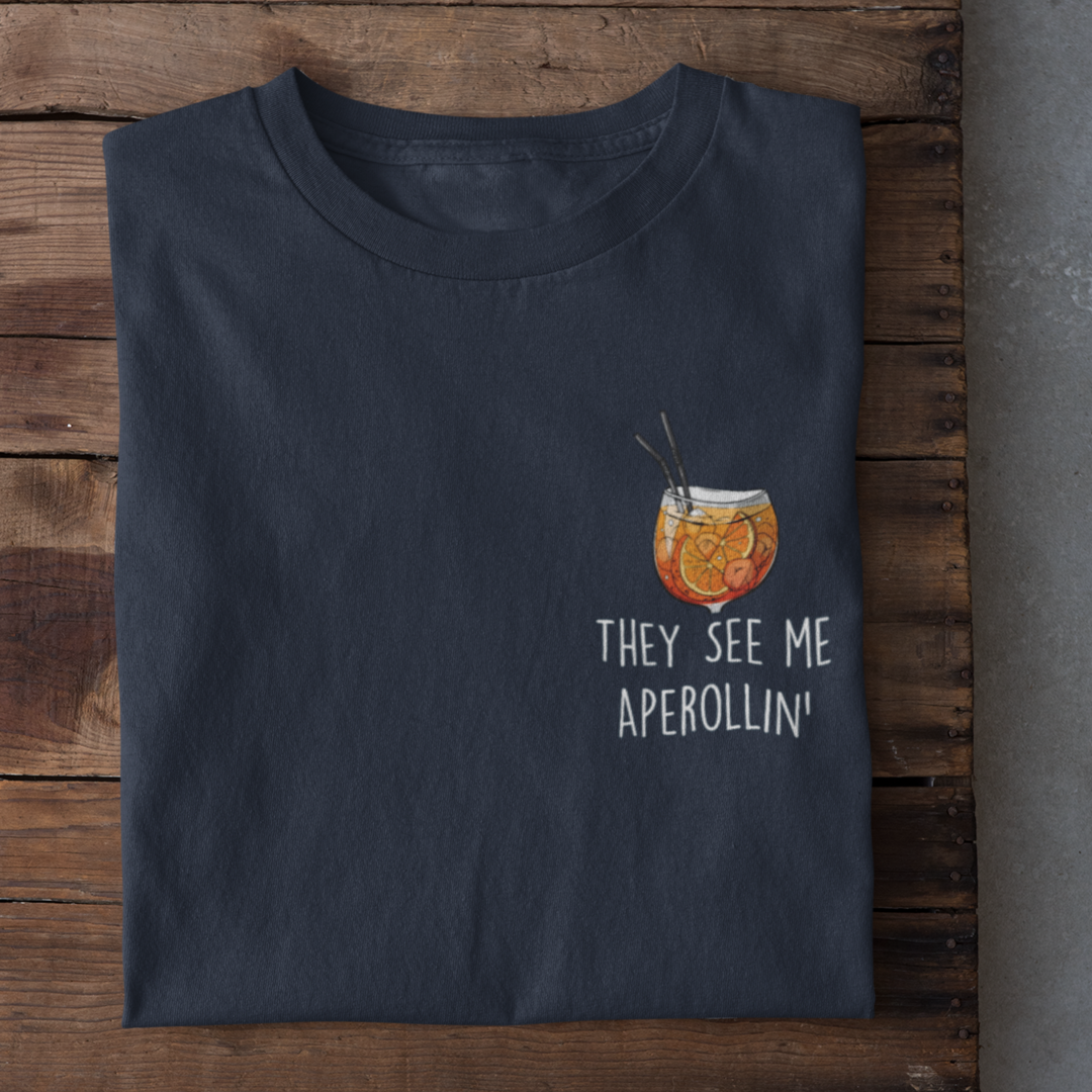 They see me Aperollin' - Herren Bio-Baumwolle T-Shirt