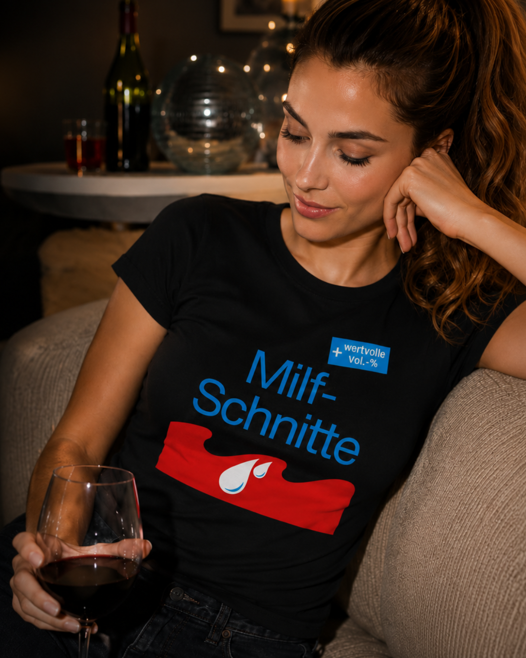 Milf Schnitte - Damen Bio-Baumwoll T-Shirt