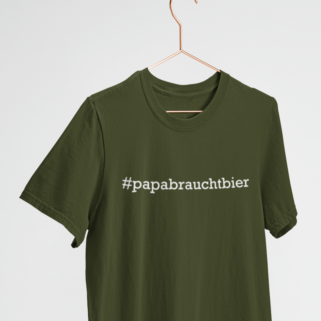 #papabrauchtbier - Herrenshirt