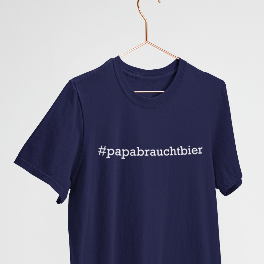 #papabrauchtbier - Herrenshirt